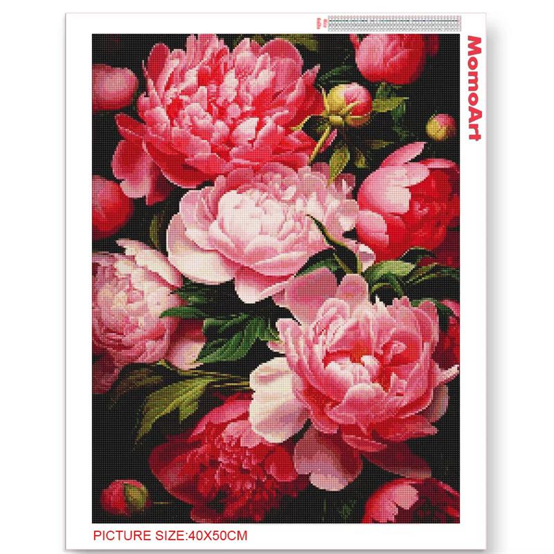 DIY Diamond Painting Beautiful Flowers Cross Stitch Kit Mosaic Art Diamond Painting Full Circle Diamond Home Decoration