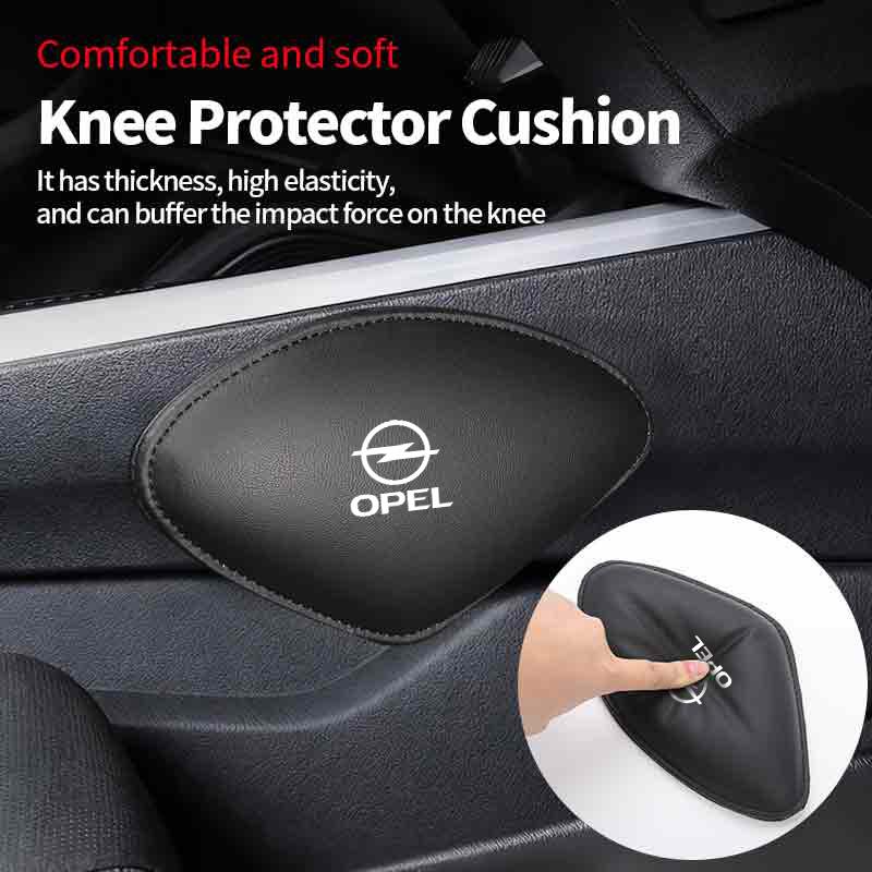 Car Seat Knee Pad Leather Elbow Rest Mat Leg Cushion Interior For Opel Corsa Astra Insignia Vectra Zafira Meriva Mokka Grandl