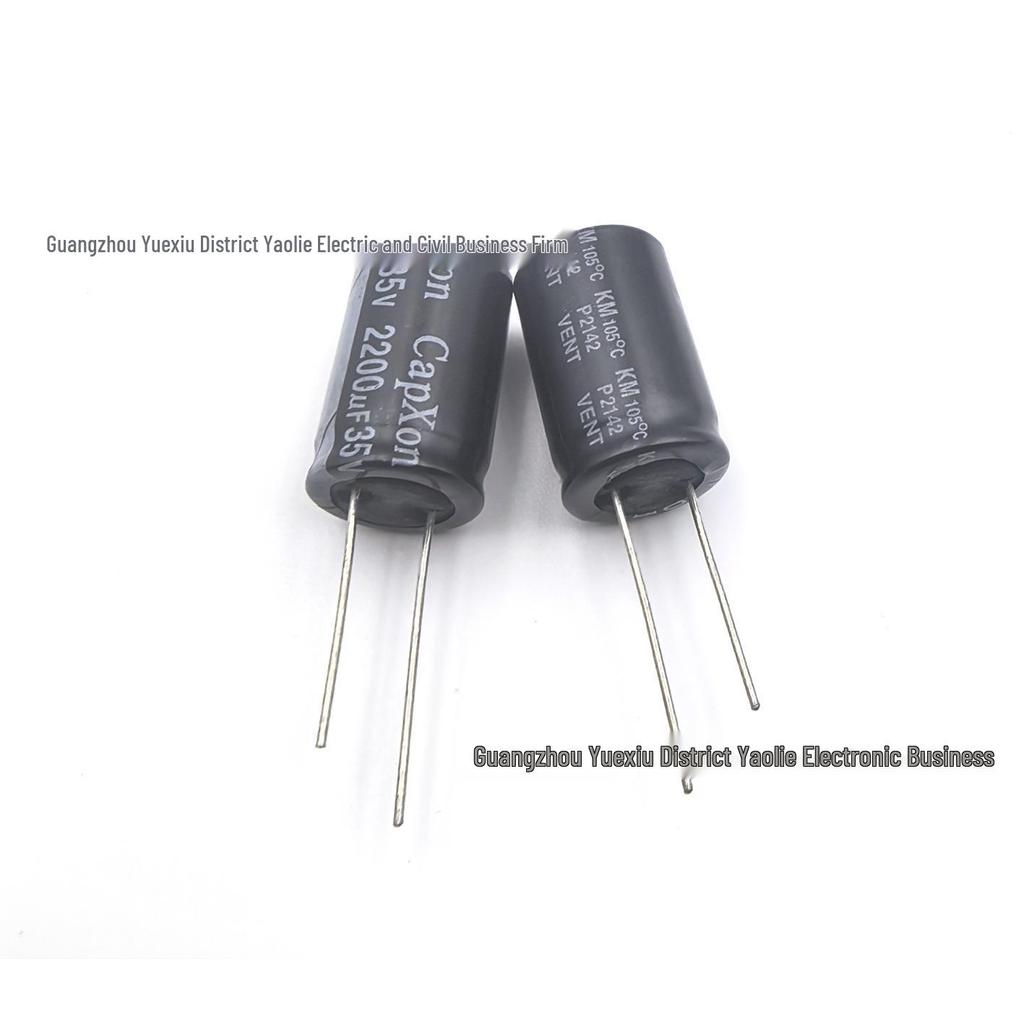 CAPXON Fengbin 35V 2200uF 16x25mm Aluminum Electrolytic Capacitor for Audio Filtering