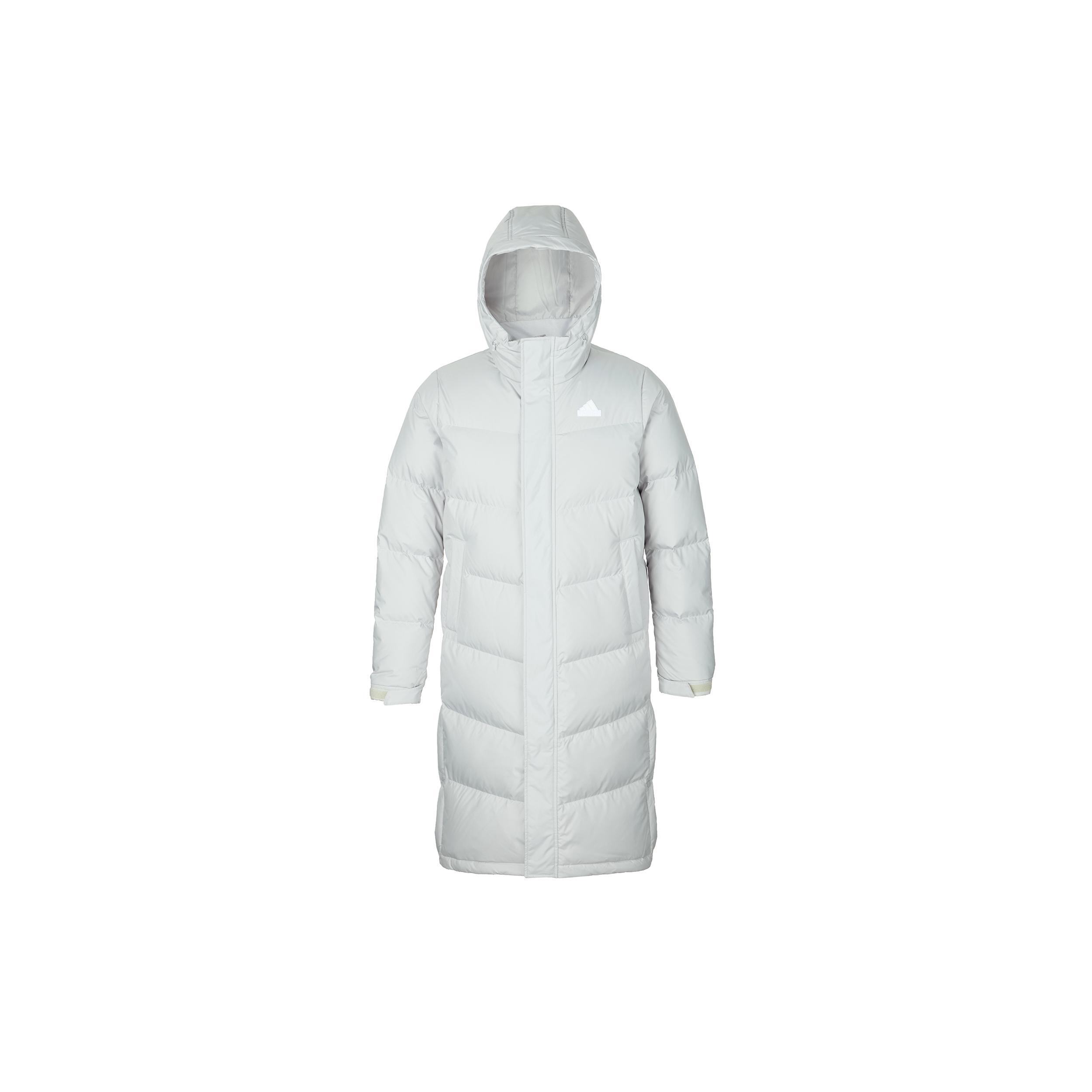 Пуховик Adidas Унисекс Серый/Белый KQ5537 L