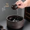 Purple Clay Kung Fu Semi-Automatic Tea Set