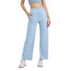 Women's High Waist Wide Leg Yoga Pants with Pockets Stretchy Fitness Trousers Bootcut Casual Lounge Bottoms