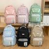 New Large Capacity Schoolbag Korean Simple High School Student College Backpack for College Students