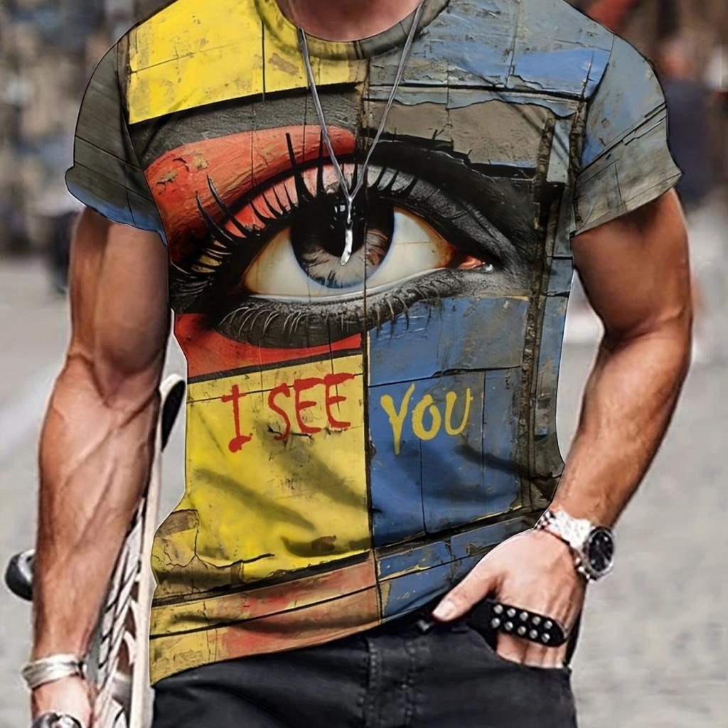 Heren Mexico 3D Patroon T-shirt Zomer Casual Pullover Herenmode Losse Top met Korte Mouwen