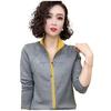 2025 Spring/Autumn Women's Slim Fit Zipper Cardigan with Stand Collar