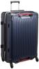 Sifre Hard Zipper Suitcase [Escape] with Warranty, 105L, 67cm, 4.9kg, Hairline Navy/Red