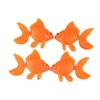 10pcs Lifelike Realistic Goldfish Simulation Moving Goldfish Plastic Gold Fish   Landscaping