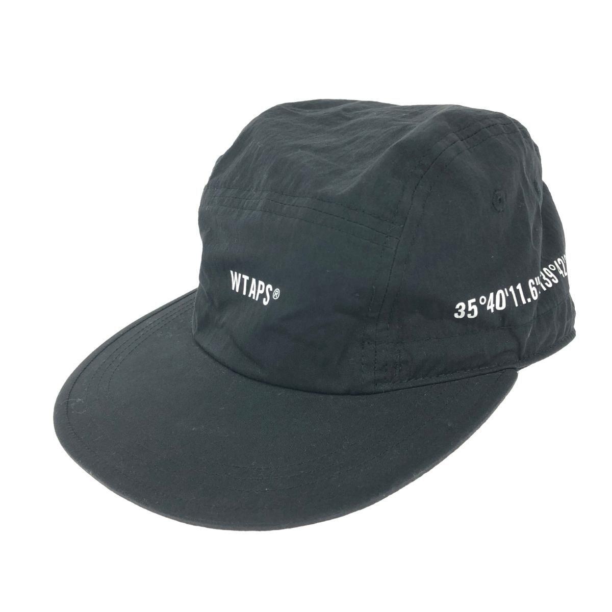 Used WTAPS Double Taps Cap/T-7 Canvas 221HCDT-HT11/22ss Black Men s / 241019001561