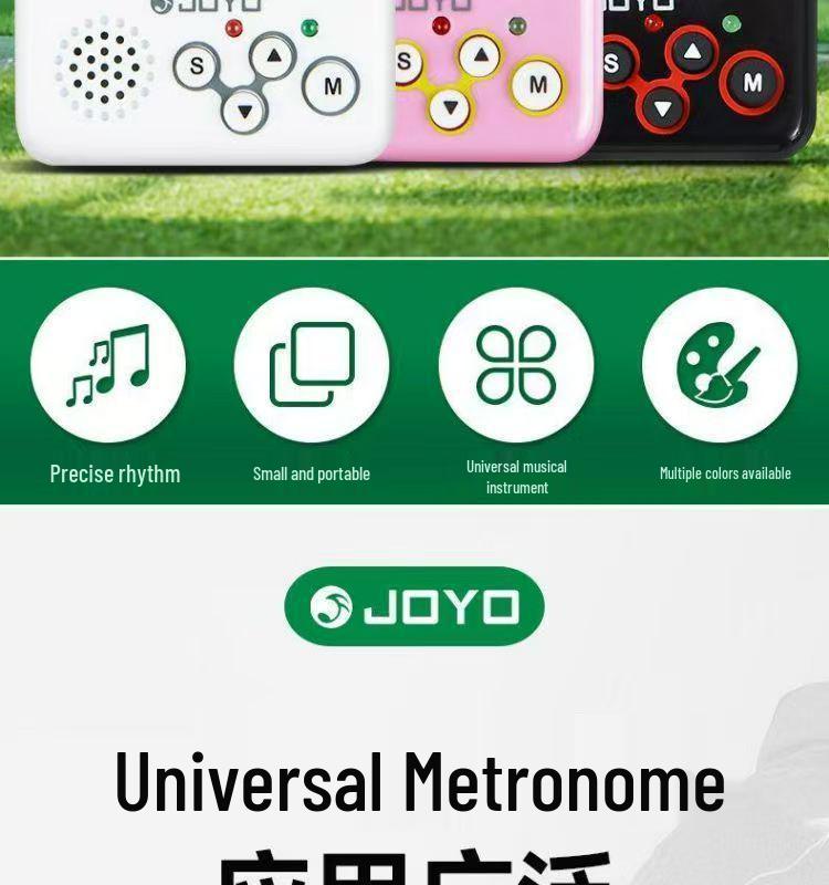 JOYO ZhuoLe Mini Elektronisches Metronom mit Smart Memory für Gitarre, Guzheng und Prüfungsreife Darbietungen.