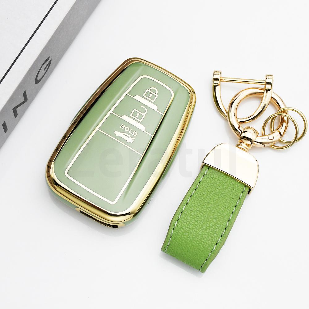 3 Buttons Car Keyless Shell Fob Cover Keychain Tpu Key Case Protection For Toyota Highlander Prius Rav4 Camry Corolla 4Runner