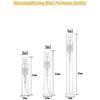Mini Perfume Bottle 3ml 100pcs, Small Refillable Spray Bottle, Perfume Mouthwash Bottle for Cleaning, Travel, Essential Oils, Perfume