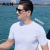 Men's Ice Silk Jacquard Short Sleeve T-Shirt