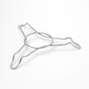 Kitchen tripod stainless steel pot holder bowl steamer holder