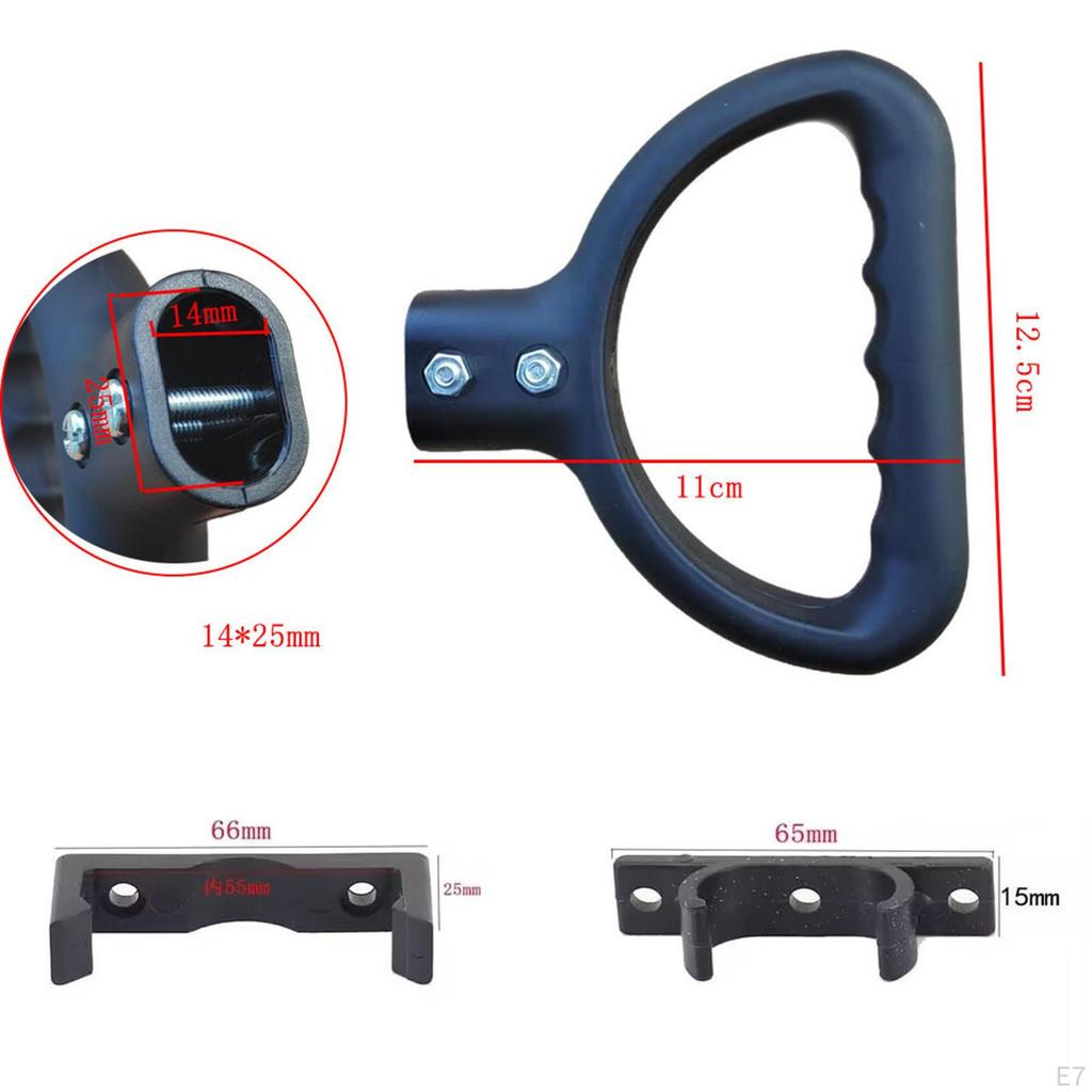 Folding Wagon Push Handle Replace Accessories Practical Trolley Spare Parts for Camping