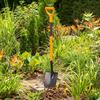 KADAX Spade Shovel Sharp 125cm Metal Garden Hardened Ergo Handle