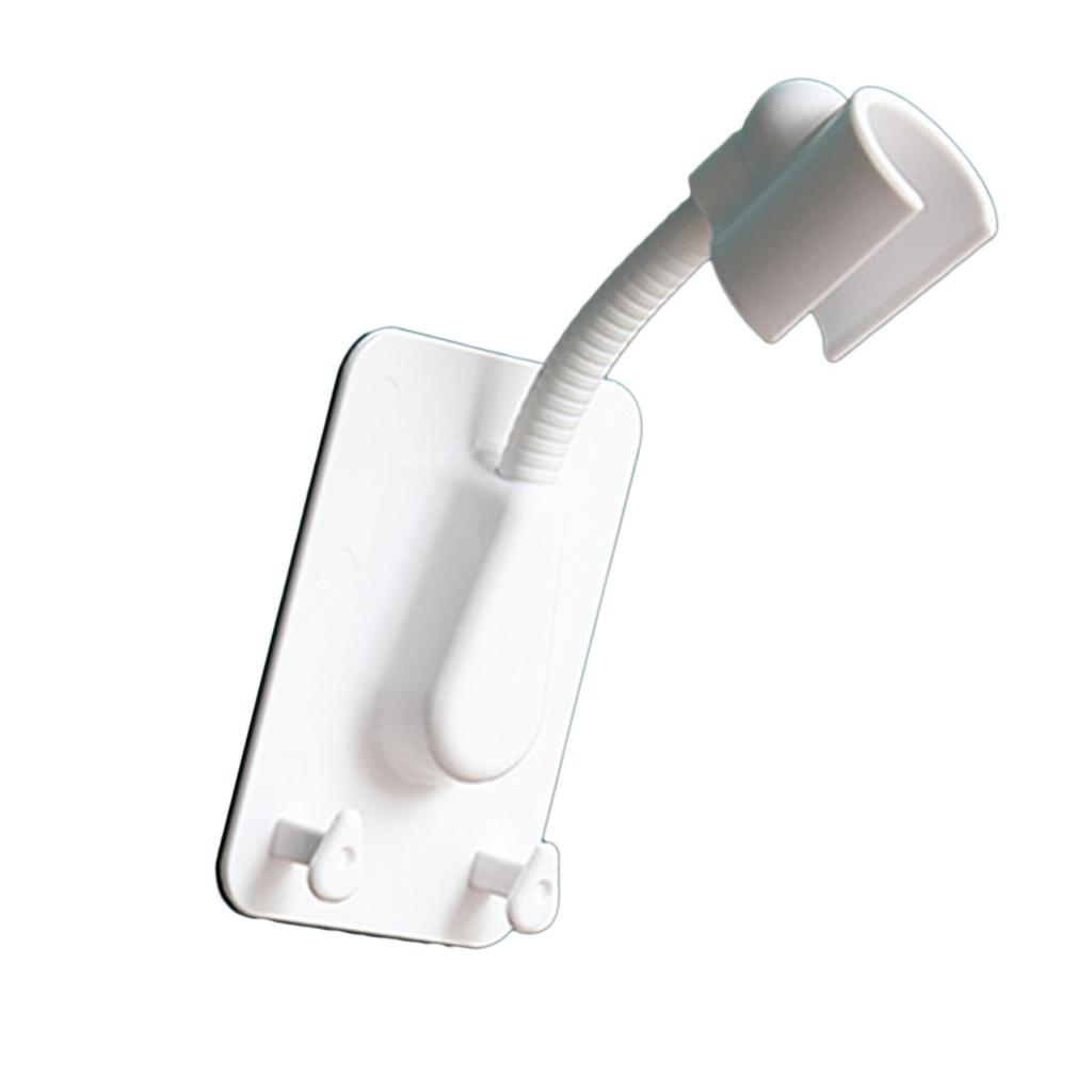 Shower Head Holder Punch Free Waterproof Strong Load Bearing Adhesive Adjustable Angle Handheld