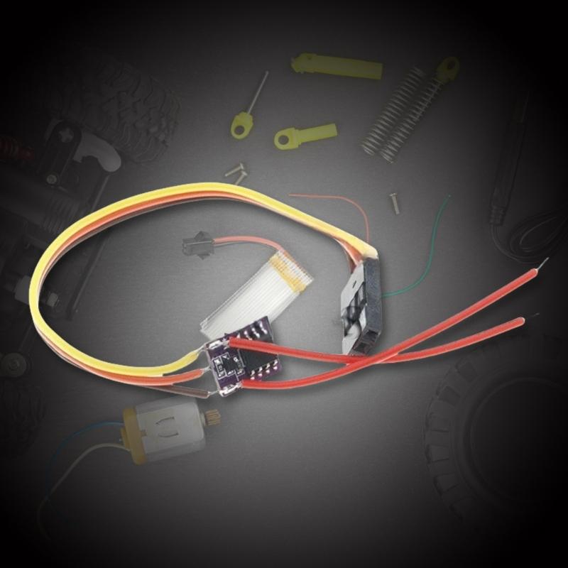1.6A Brushed ESC for Remote Control Car and Boat Model Great for M10 N20 Gear Coreless Motor with Overheat Protections