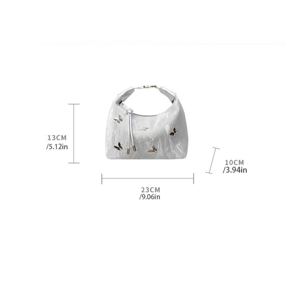 Retro Chinese Style Handbag Zipper Butterfly Crossbody Bag Portable Hanfu Shoulder Bag Women