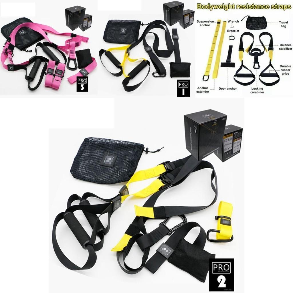 Ultimate Home Gym Suspension Resistance Training Strap With Comfortable Handles