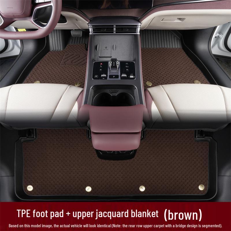 Volkswagen Tayron 21-24 Eco-Friendly 3D High-Edge TPE Floor Mats