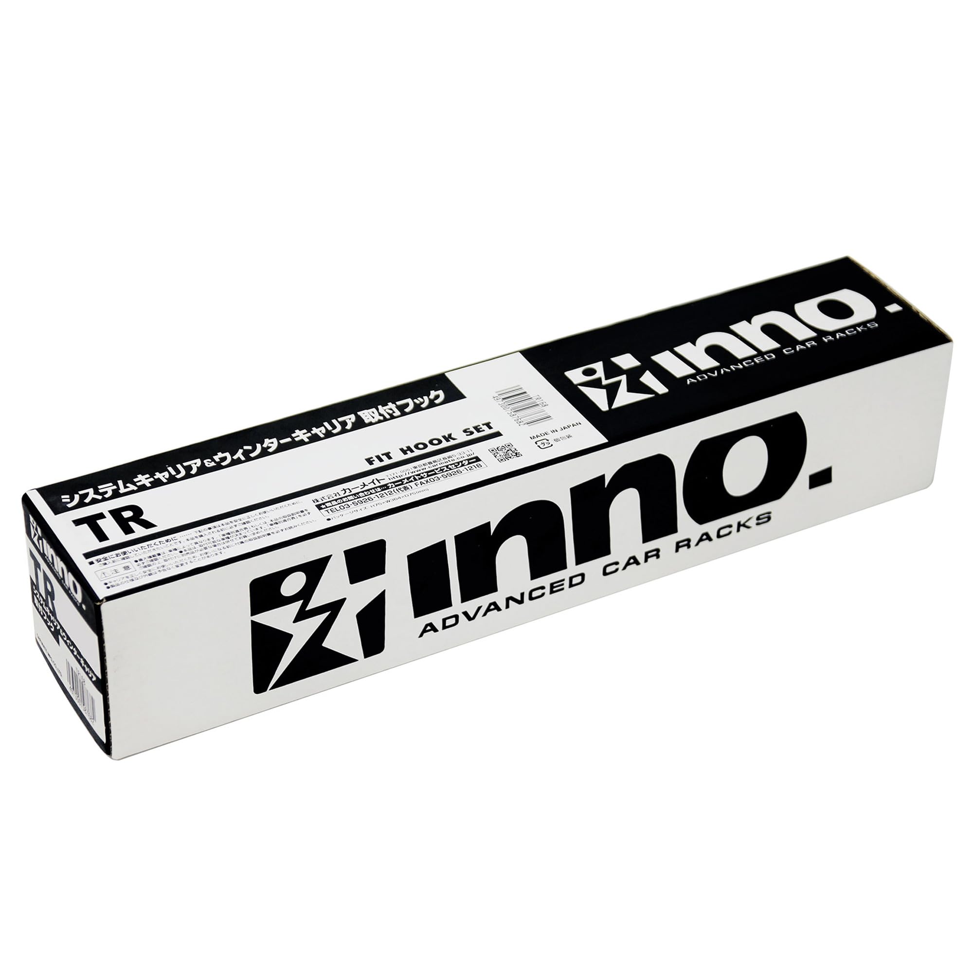 

CARMATE inno Багажник на крышу с крюками Layback Ноябрь 2003 VN5 Базовый монтаж Бокс на крышу TR205 Для конкретного автомобиля [Автомобиль Levorg, Тип] (в том числе чёрный