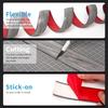 1PC 1M NEW Tile Floor Transition Strip Wear-resistant Self Adhesive Edging Trim Strip Flat Wood Grain Divider Strip Doorway
