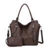 New Women's Bag PU Handbag, High-quality Single Shoulder Baozi Mother Bag, Trendy Tote Bag, Fashionable Crossbody Bag