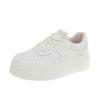 thick-soled heightening board shoes women's early spring new leather women's shoes versatile little white shoes women's casual shoes sports shoes
