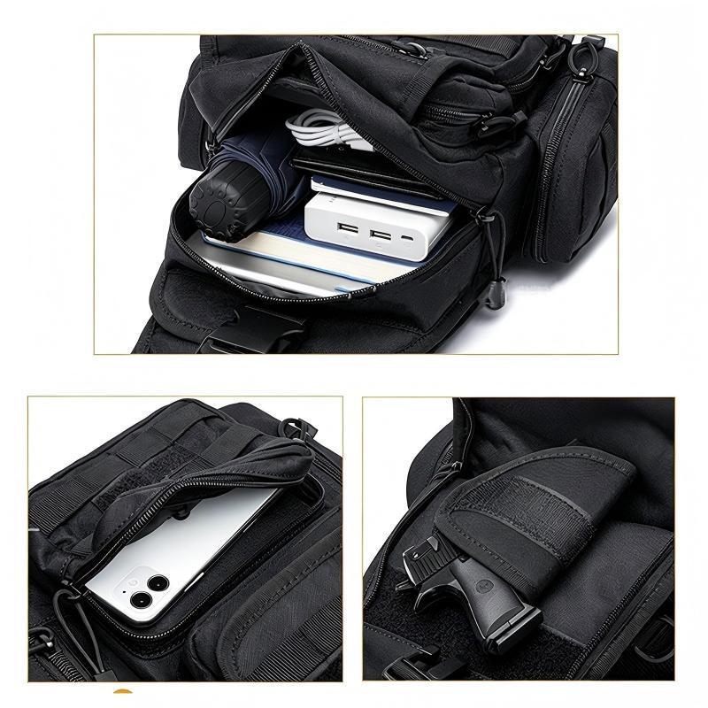 SHISHI Men's Tactical Chest Sling Bag