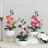 Simulated Butterfly Orchid Potted Artificial Flower Bonsai Plants Outdoor Indoor Office Home Wedding Decor Bonsai Faux Flowers