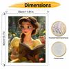 Disney Belle Reading oil paint by numbers painting kit handmade diy home decor gifts wall art craft for adults relax creative hobby art