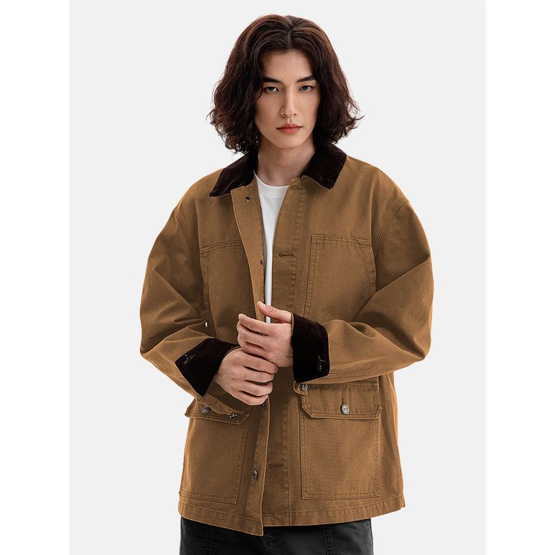 American-Style Heavy-Duty Pure Cotton Detroit Work Jacket for Men, Autumn and Winter Tough Guy Outerwear, Export Men's Windbreaker