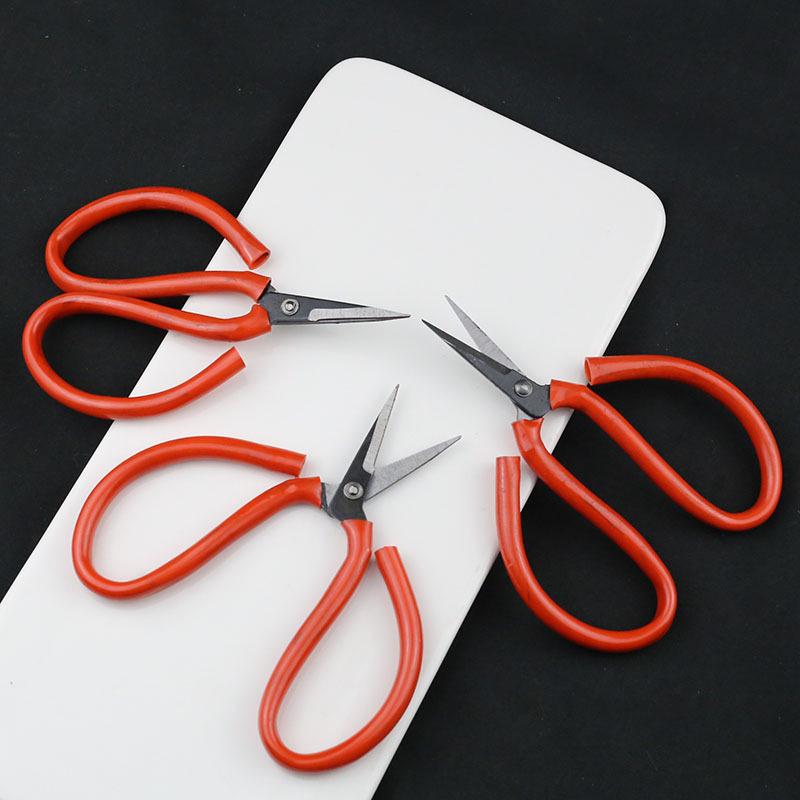 Safety Art Scissors for Flower Wrapping, Home, Office, Students & Children, Handmade Paper Cutting, Tailoring