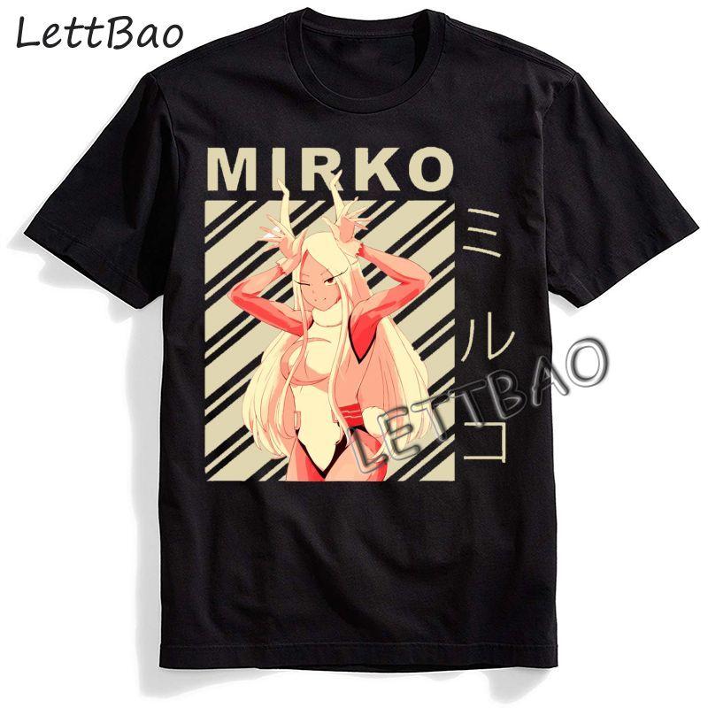 Fashion Harajuku Anime My Hero Academia Tshirt Men T Shirts Hip Hop Streetwear Summer Tops Japanese