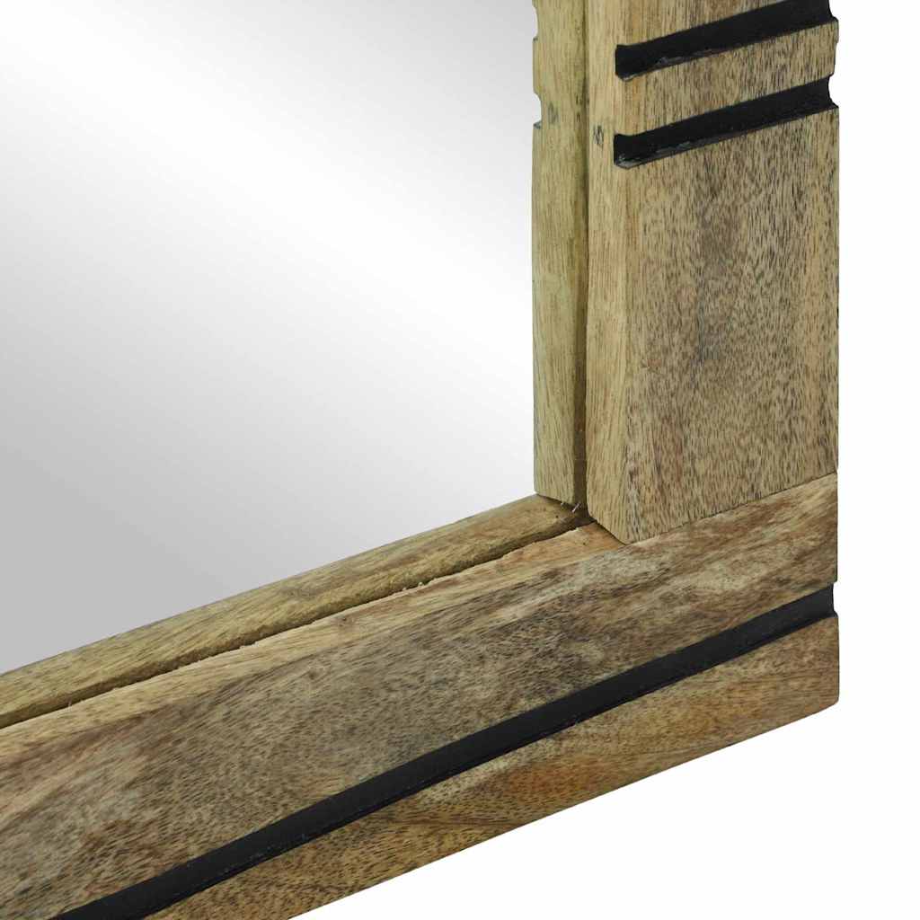 Bathroom Mirror Rectangular Natural 50 x 2.5 x 70 cm