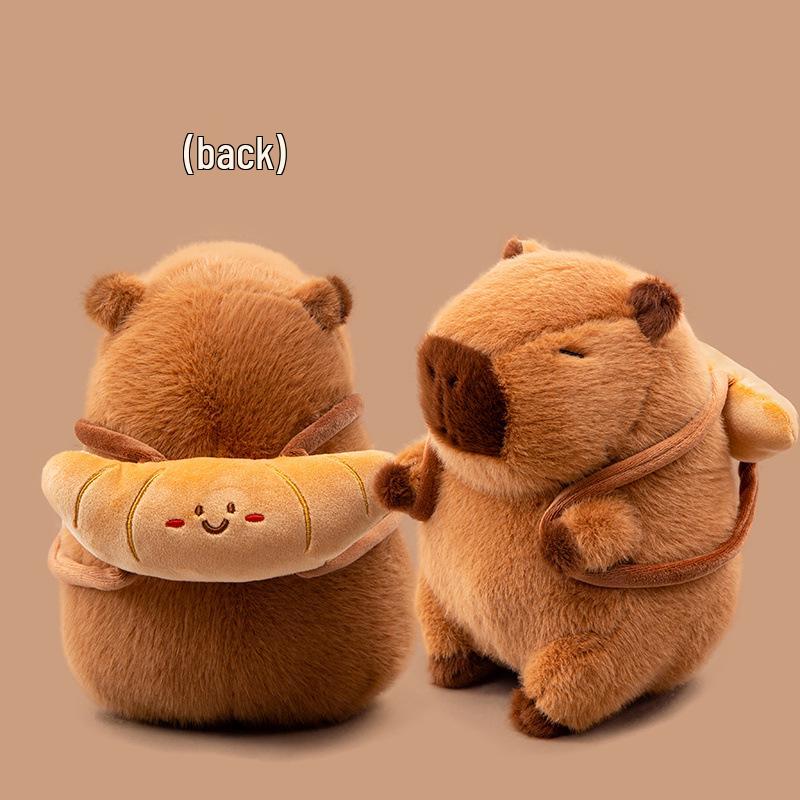 Capybara Plush Toy - Cute Baking Bread Series Stuffed Animal & Children's Sleeping Pillow Doll
