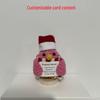 Handmade Crochet Animal Dolls: Brown Bear, Pug, White Dove & Hedgehog Ornaments