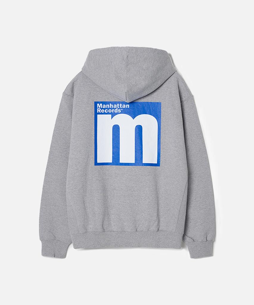 M Logo Sweat Hoodie - Grey