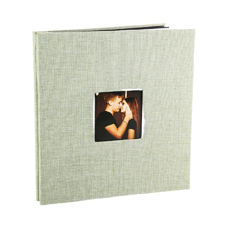 Album Fotografico Pagine Adesive Scrapbook Album per Foto Copertina in Lino Fai da Te Album 40 Pagine per Regalo Famiglia Matrimonio