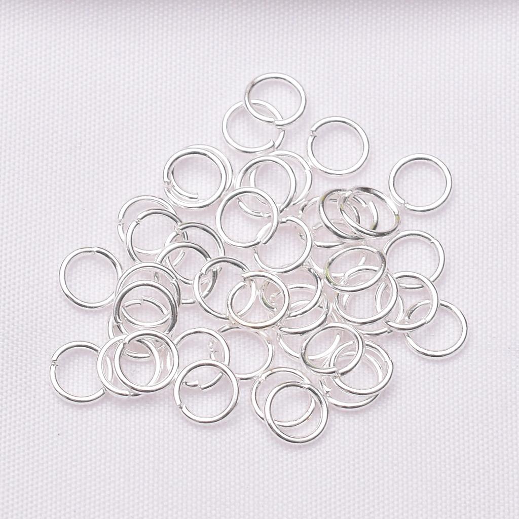 10 g 18 Karat Goldbeutel Farberhaltungsöffnungsring DIY Halskette Armband Verbindungsring Geschlossener Ring Material Schließschnalle Öffnungsring