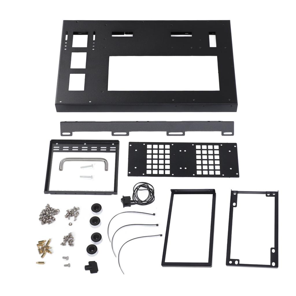 DIY Computer Motherboard Case Rack Powerful Cooling Steel Plate ATX M ATX ITX Gaming PC Case Open Frame with Handle