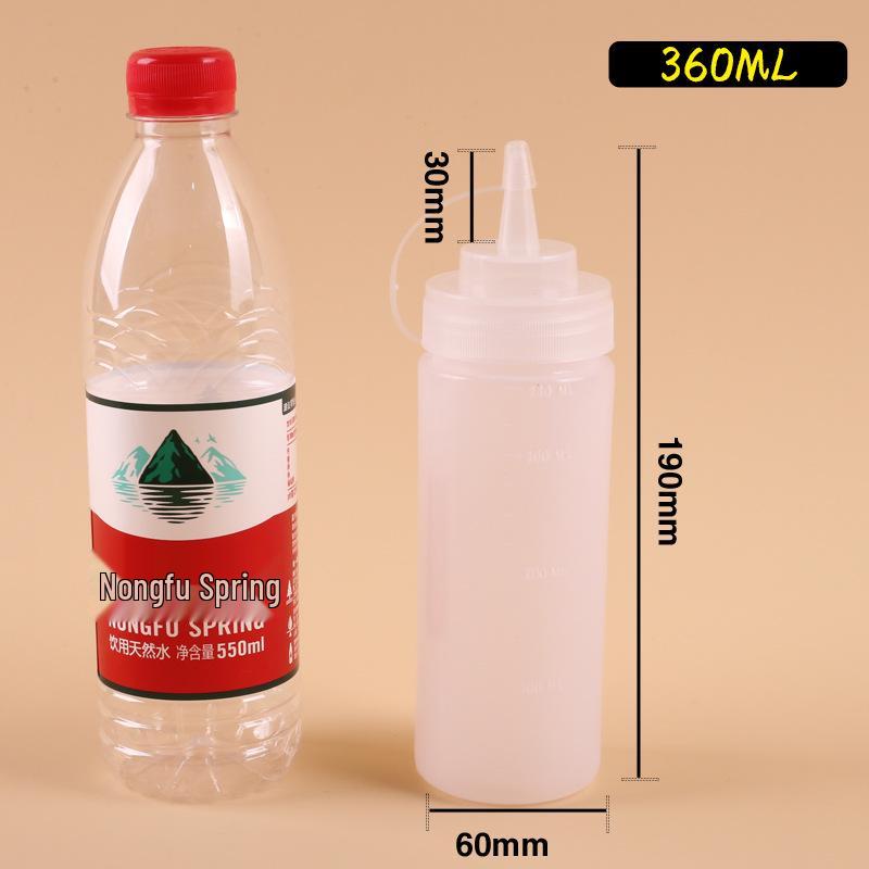 Thick Plastic Food-Grade Squeeze Bottle for Salad and Tomato Sauce