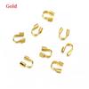 100Pcs U Shape Wire Protectors Loops 14/18K Gold Plating Connector for Jewelry  Jewelry