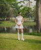 OBER GOLF Soft Mesh Cap Sleeve Base Top (White)