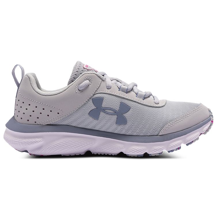 Under Armour Charged Assert 8 Marble Low Top Laufschuhe Damen Laufschuhe Hellgrau 3024625-100