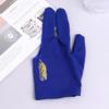 Three Fingers Full-Finger Snooker Pool Cue Billiard Glove for Left Hand Lycra