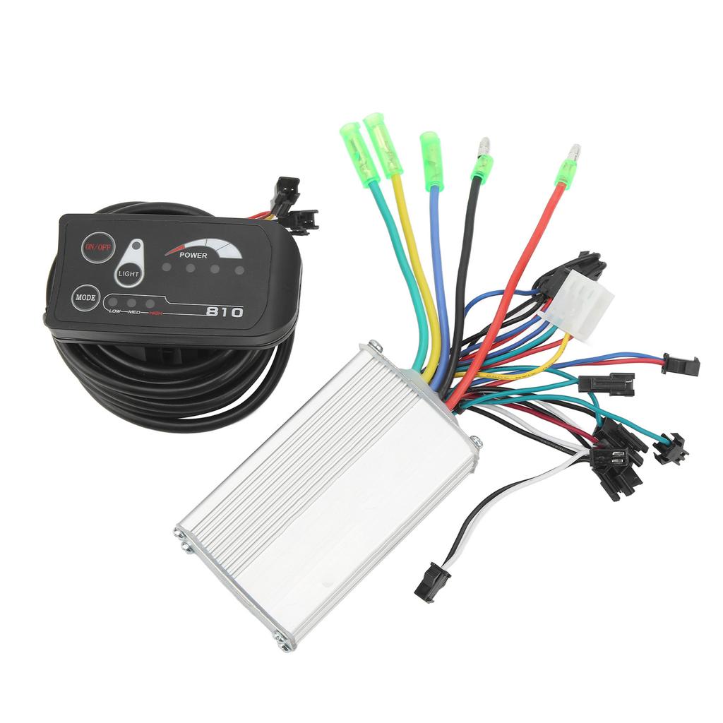 36V 250W 350W Electric Bike Brushless Motor Controller with 810LED Panel for Bike Retrofit