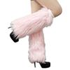 40cm Furry Leg Warmers Japanese Style Long Tube Sock Harajuku Style Lolita Boots Cover  Women