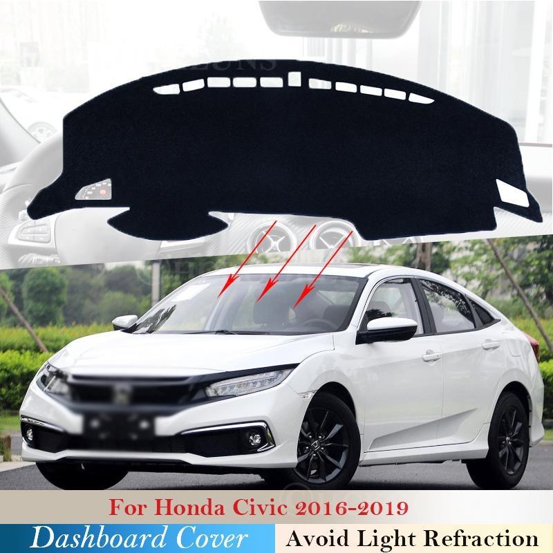 

Dashboard Cover Protective Pad for Civic 10 2016~2019 Car Accessories Dash Board Sunshade Carpet FB FK FA FD 2017 2018