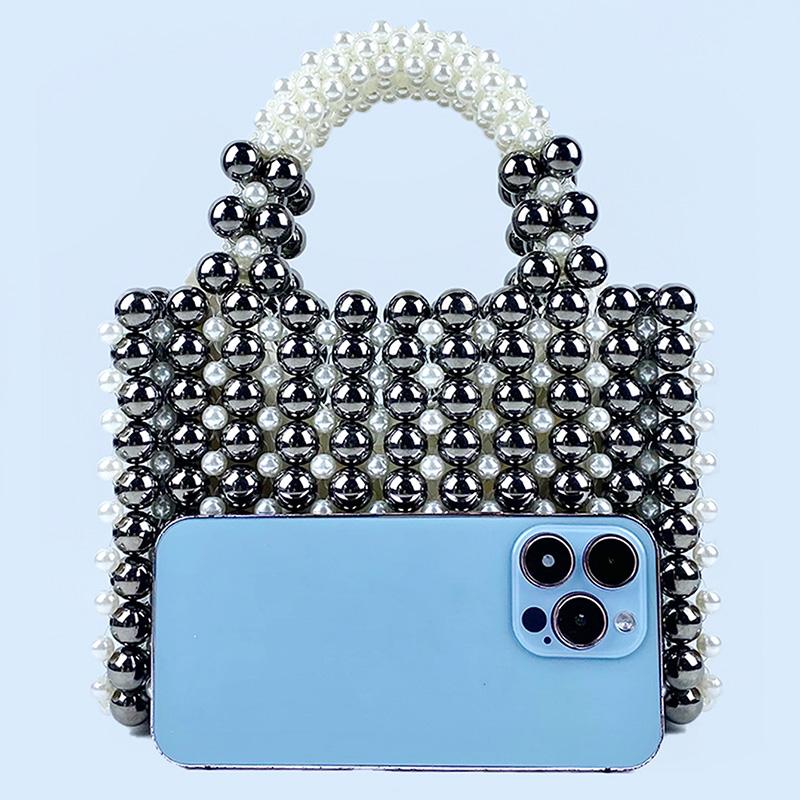 Handmade fringed weaving hollow handheld granule  French style string  high quality  new